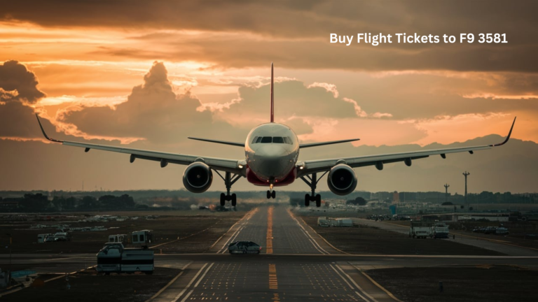 Hurry! Buy Flight Tickets to F9 3581 and Save Big on Your Next Trip