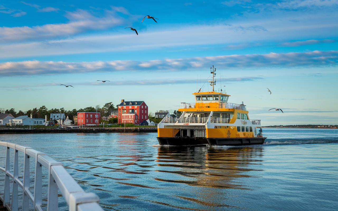 Chappaquiddick ferry to East Beach