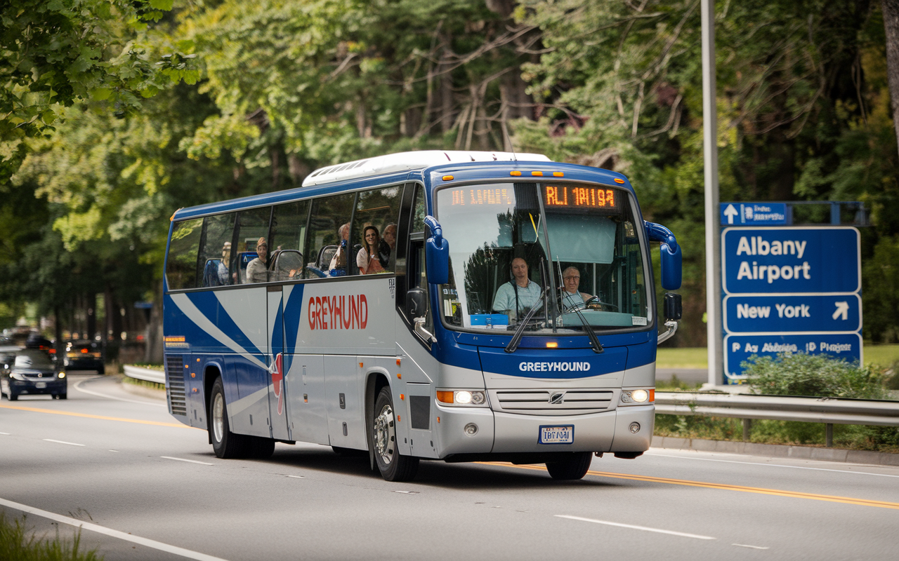 Bus travel from Glens Falls to Albany Airport, NY