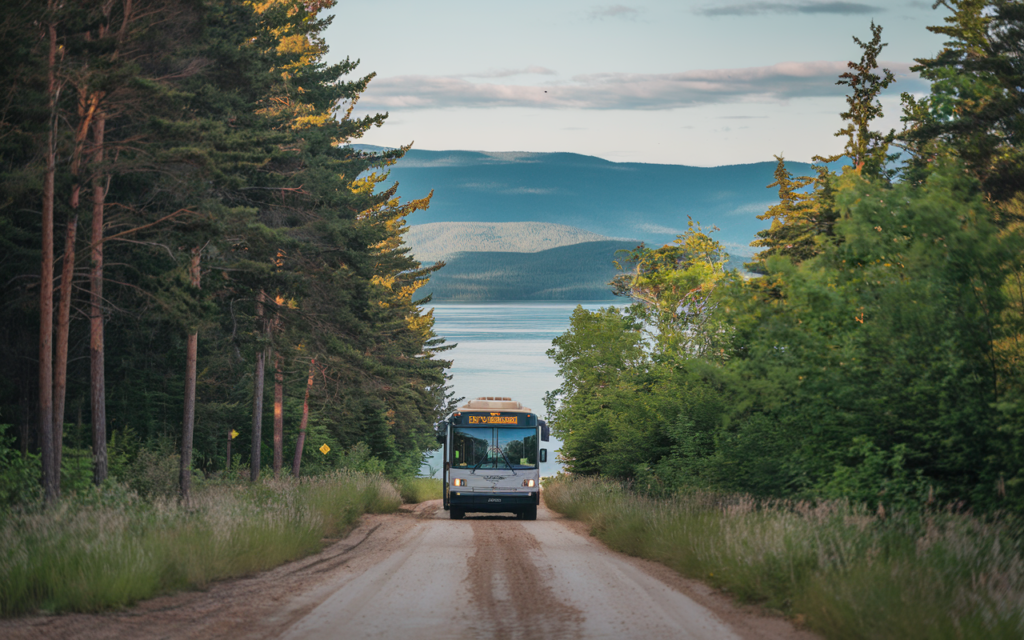 Canada Border Services Agency to Boston by bus