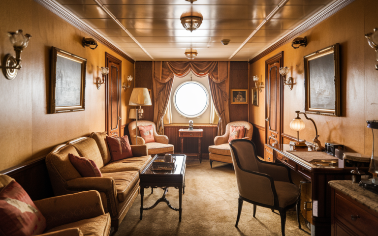 Exploring the Elegance of Boat First-Class Cabin (1905-1915): A Journey Through Luxury Travel