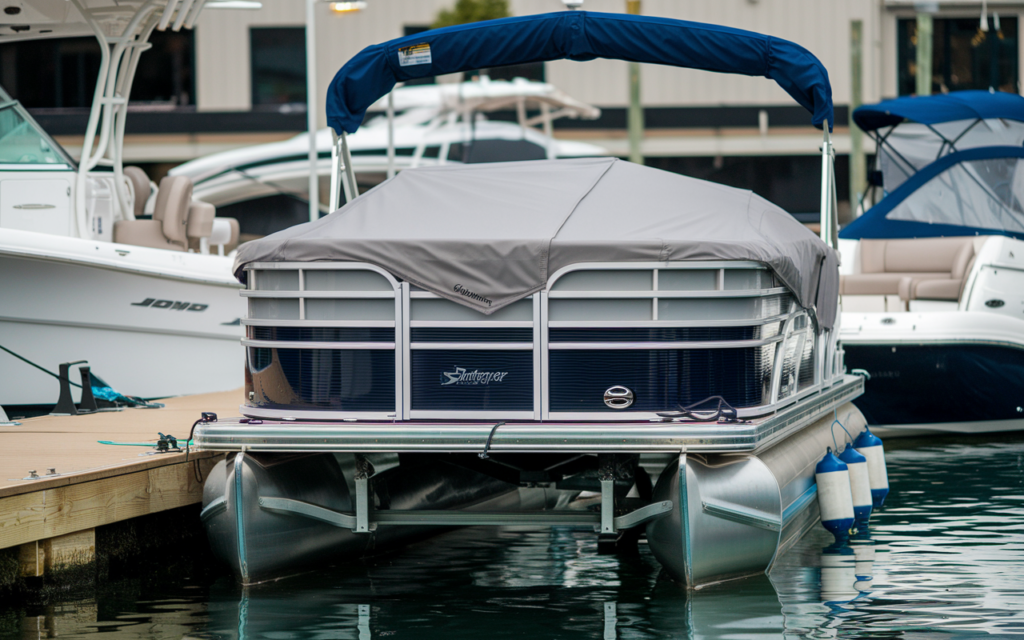 Suntracker Pontoon Boat Cover 23-Foot Sealskin 1200D