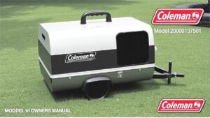 Coleman Model 2000012501 owner's manual