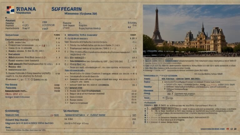 French Visa Application Itinerary Sample: A Comprehensive Guide